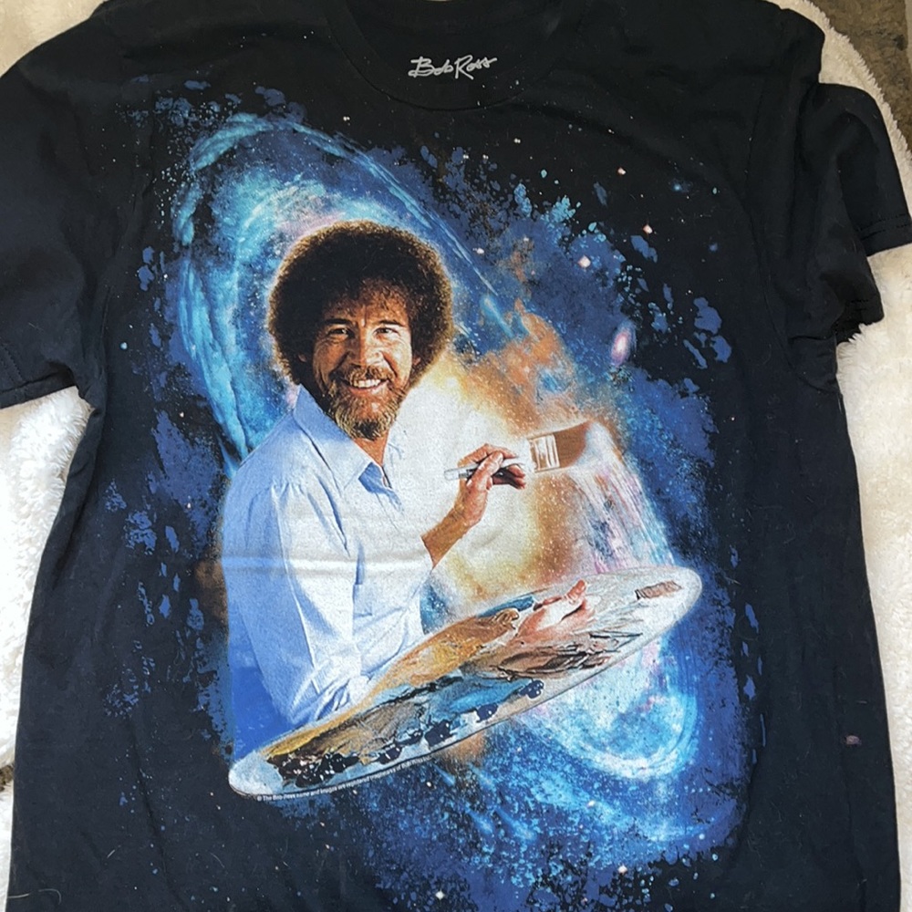 Bob Ross Galaxy Painter T-Shirt